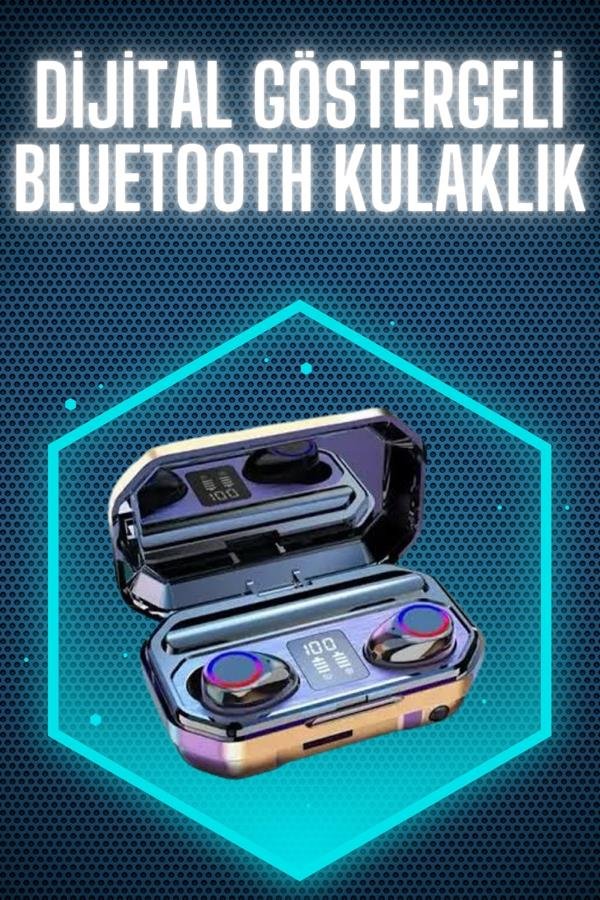 Bluetooth Kulaklık Android ve İOS Uyumlu ANC Özellikli Dijital Şarj Göstergeli - Görsel 2