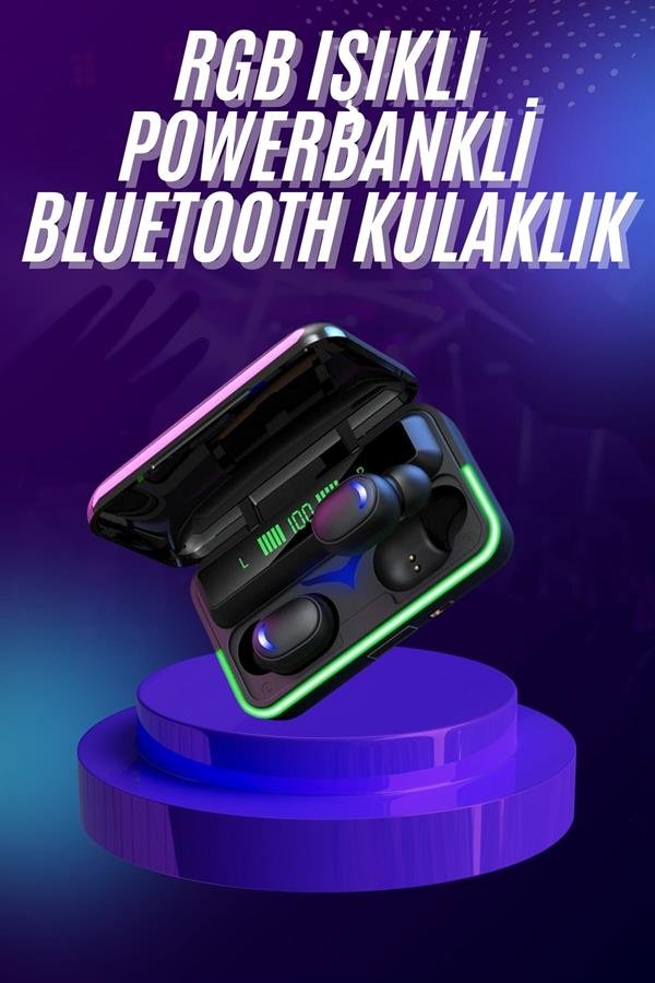 Kablosuz Bluetooth Kulaklık Rgb Gaming Oyuncu Kulaklığı Gecikme Önleyici - Görsel 2