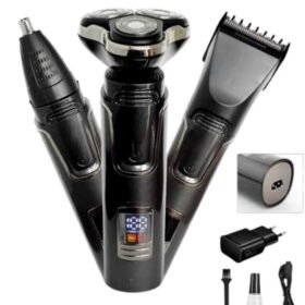 Yüksek Performanslı 3 Başlıklı Profesyonel Şarjlı Islak ve Kuru Kullanıma Uygun