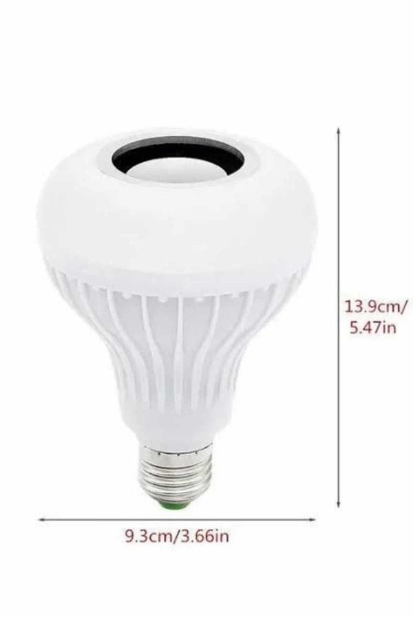 Lamba Hoparlör Ampül Görünümlü Renk Değiştirebilen Android ve İOS Uyumlu - Görsel 5