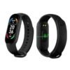 M6 Akıllı Bileklik Siyah Adımsayar Spor Takibi Android ve İOS Uyumlu