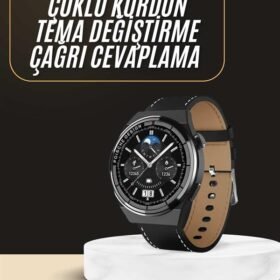 Çoklu Kordon Hediyeli Akıllı Saat Çağrı Cevaplama Müzik Dinleme Dokunmatik Ekran