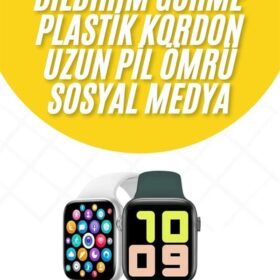 Akıllı Saat Uyku ve Sağlık Takibi Arama Cevaplama 44 MM Amoled Ekran