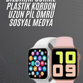 Yeni Model Akıllı Saat Dokunmatik Ekran Unisex Amoled Ekran 44 mm