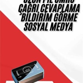 TWS Bluetooth Kulaklık Aynalı Kulaklık Dijital Göstergeli Dokunmatik Kontrol