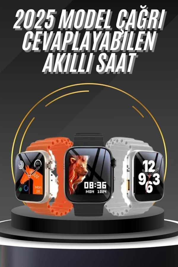 Yeni Nesil Bluetooth Bağlantılı Akıllı Saat Sosyal Medya Girişli Uyku Takibi - Görsel 2