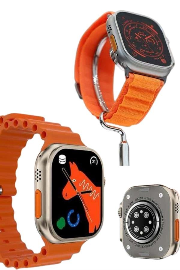 Yeni Nesil Bluetooth Bağlantılı Akıllı Saat Sosyal Medya Girişli Uyku Takibi - Görsel 4