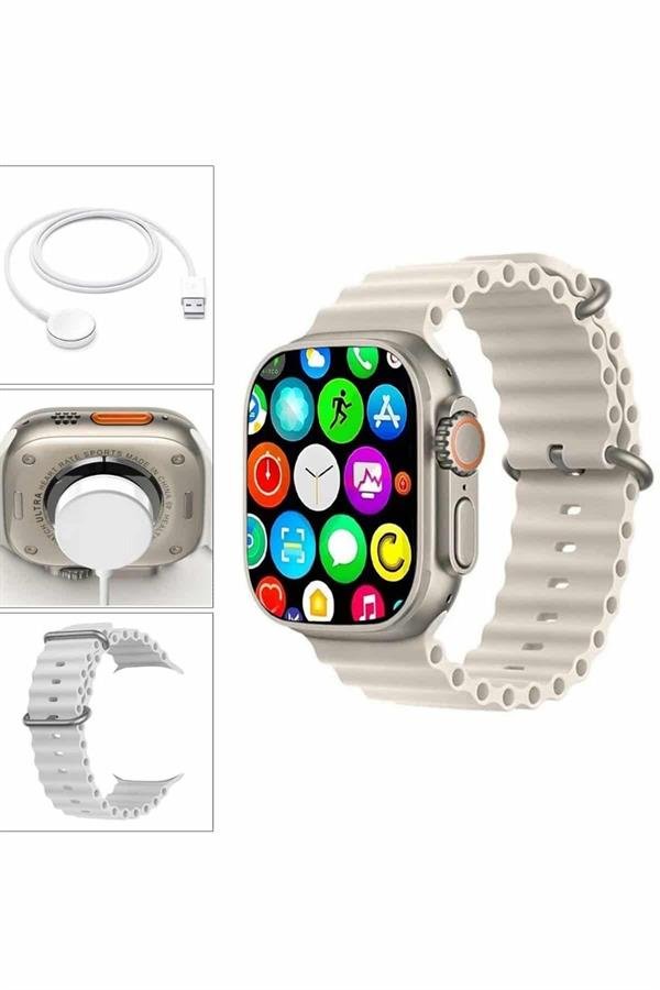 Yeni Nesil Bluetooth Bağlantılı Akıllı Saat Sosyal Medya Girişli Uyku Takibi - Görsel 5