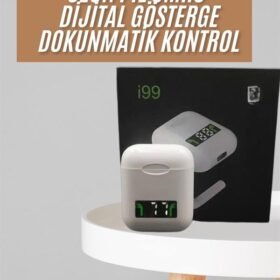 Bluetooth Kulaklık Dokunmatik Kontrol Uzun Pil Ömrü Dijital Göstergeli