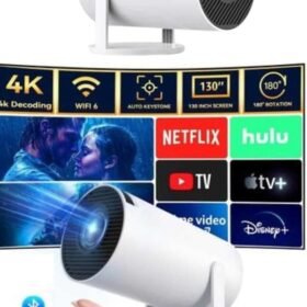 Taşınabilir Projeksiyon Ayaklı Projektör Android Uyumlu HDMI Girişli