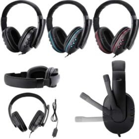 Mikrofonlu Gamer Kulaklık Oyuncu Kulaklığı Yüksek Ses Kaliteli Stereo Yumuşak Yastıklar