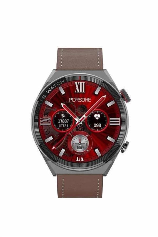 Akıllı Saat Çelik Kordon Çağrı Cevaplama Amoled Ekran Titreşimli Uyku ve Sağlık Takibi - Görsel 5