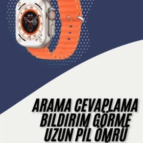 2025 Model Akıllı Saat Çift Kordon Ios Ve Android Arama Cevaplama Sesli Asistan