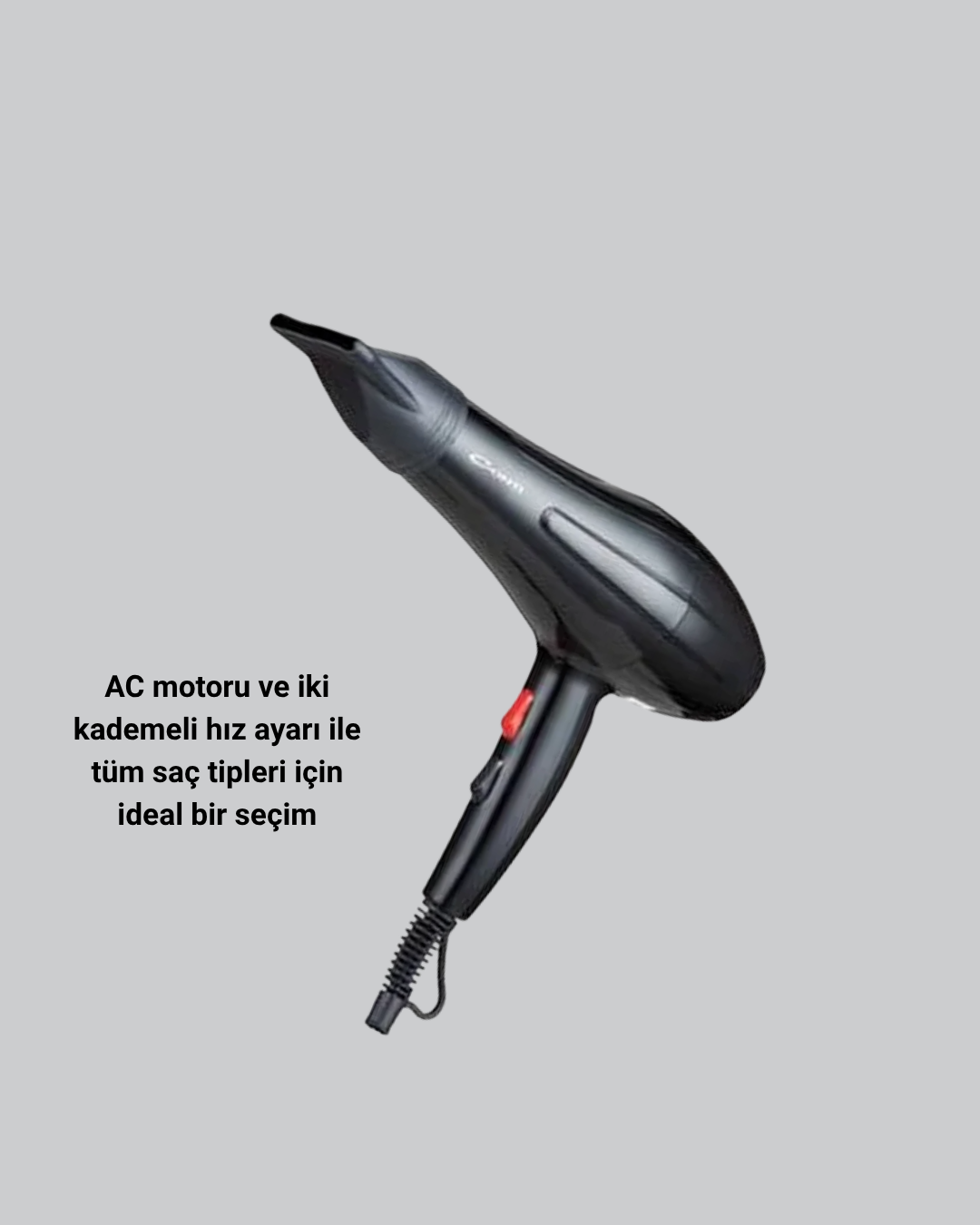 2200W Fön Makinesi – Profesyonel AC Motor Soğuk ve Sıcak Üfleme - Görsel 2