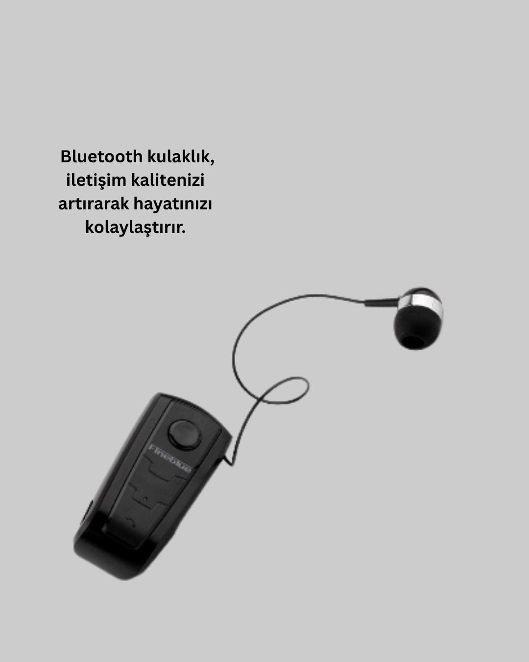 Ergonomik Bluetooth Kulaklık – 8 Saat Konuşma Gürültü Azaltıcı Mikrofon - Görsel 4