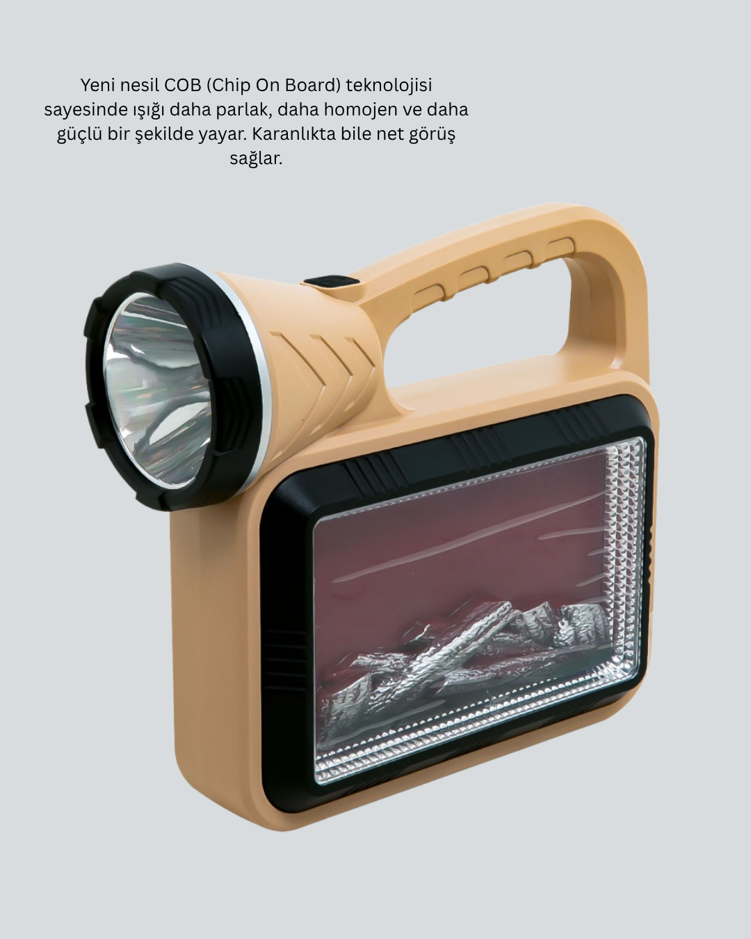 Solar Alev Lambası – Kamp Bahçe ve Dış Mekan İçin - Görsel 4