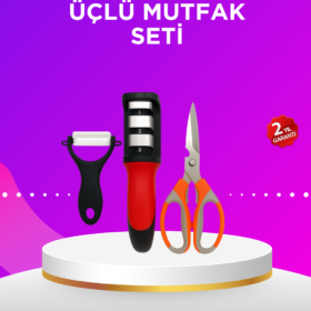 Çok Amaçlı Mutfak Makas Seti – Paslanmaz Çelik ve Ergonomik Tasarım