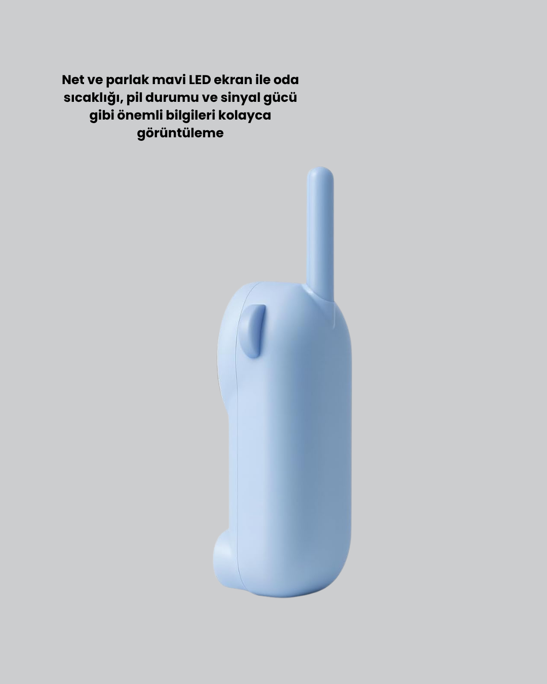 Uzun Menzilli Bebek Telsizi – VOX Modlu Renkli LCD Ekranlı - Görsel 2