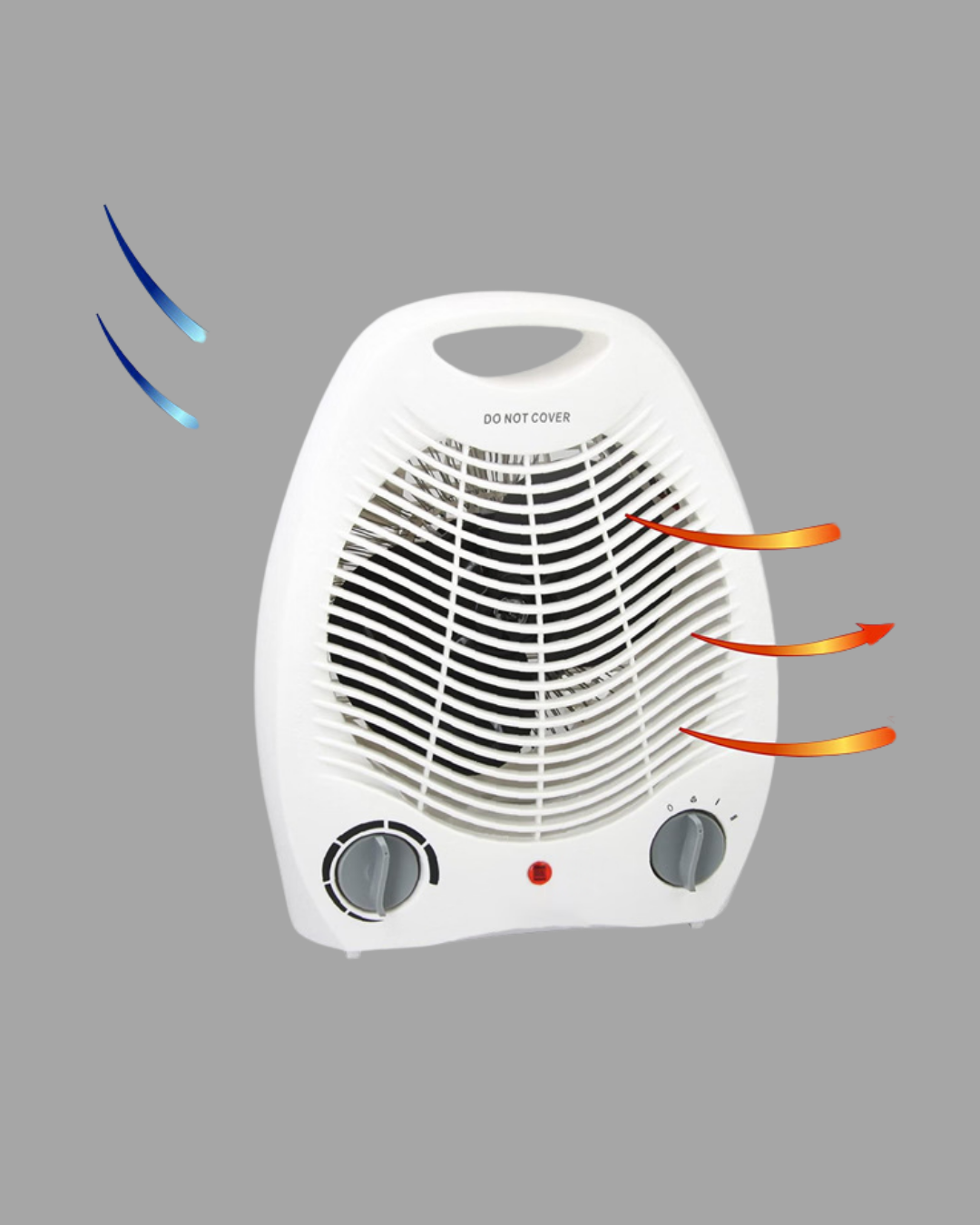 Mini Elektrikli Isıtıcı – 2000W Güç Fanlı Isıtma 3 Isı Modu - Görsel 5