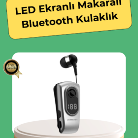 Kablosuz Bluetooth 5.2 Kulaklık – Titreşimli Uyarı ve Uzun Pil Ömrü
