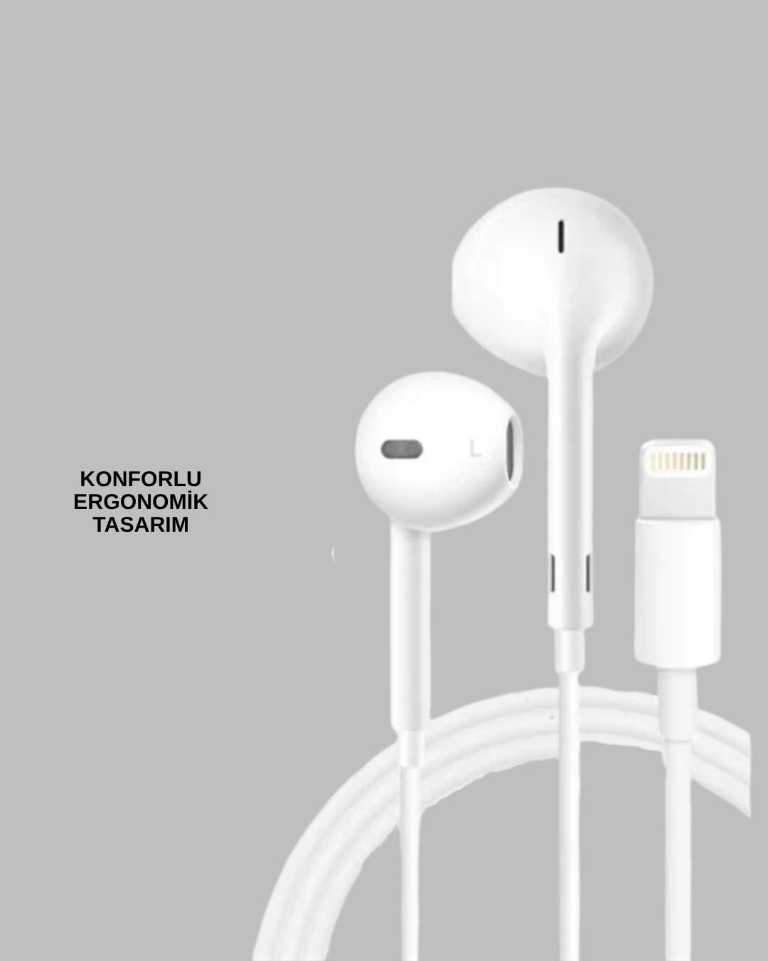 Ergonomik Tasarımlı Stereo Ses Performanslı Kablolu Kulaklık - Görsel 5