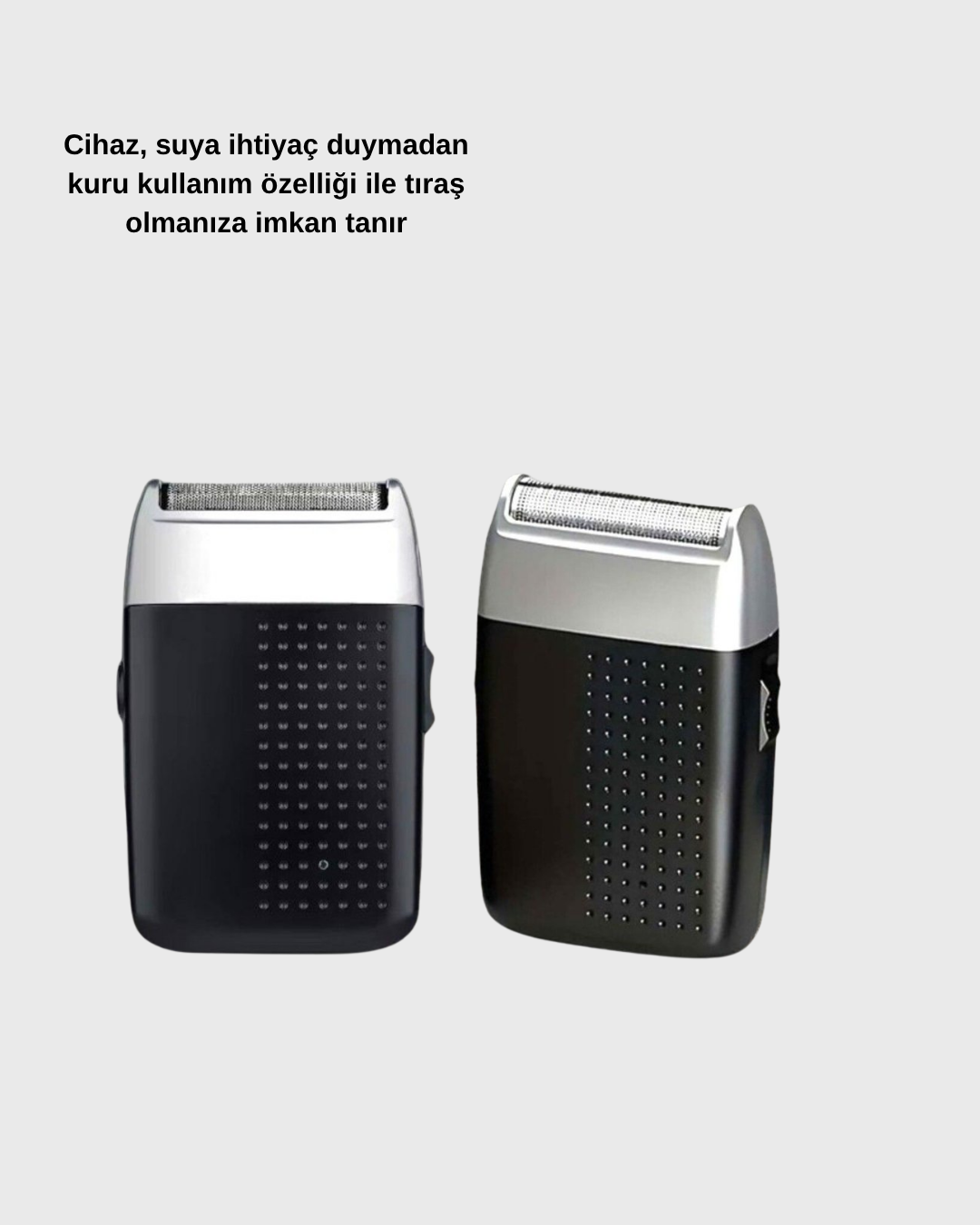 Kablosuz Şarjlı Sakal Tıraş Makinesi – Kuru Kullanım Uzun Pil Ömrü - Görsel 4