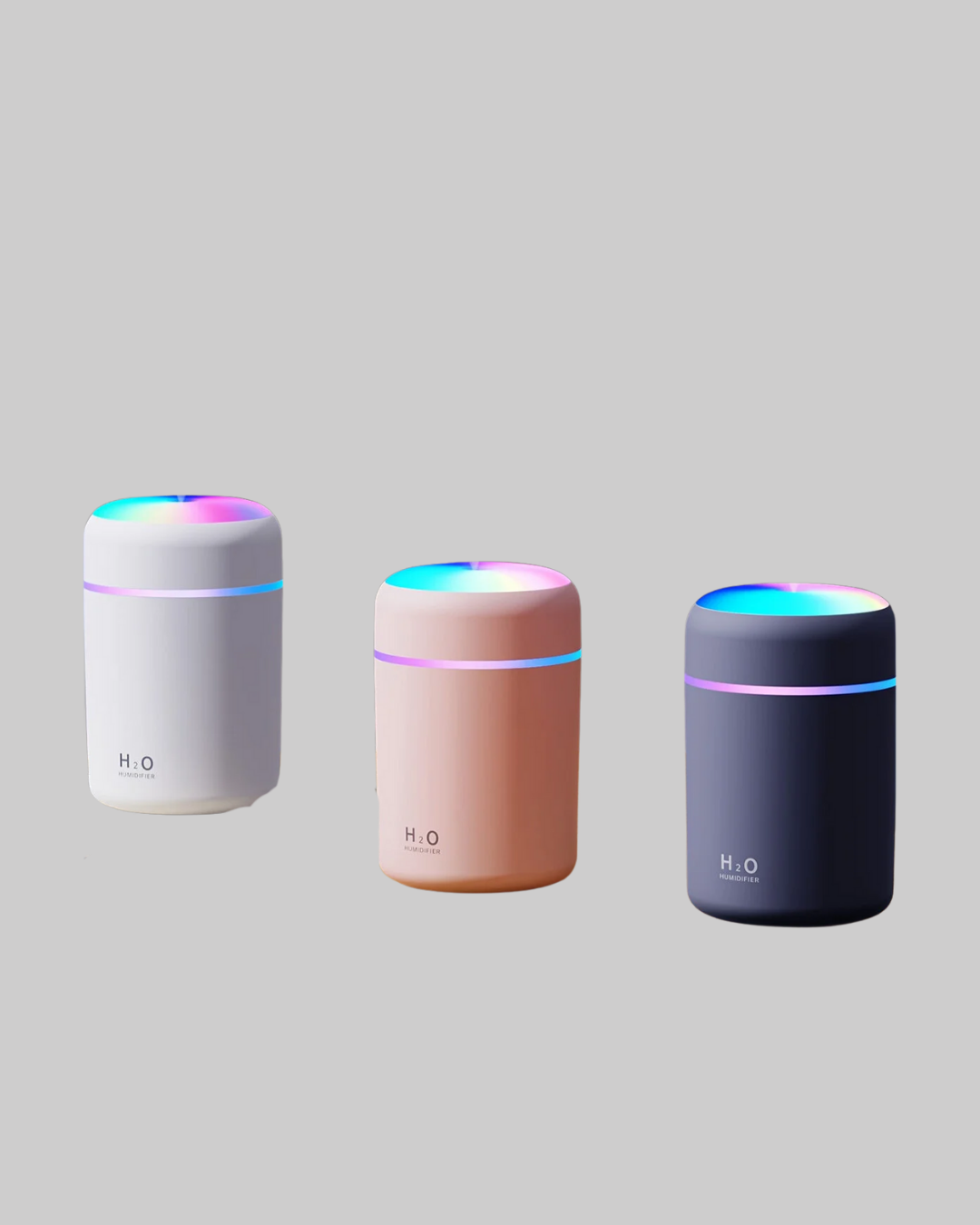 Taşınabilir USB Mini Nemlendirici – LED Aydınlatmalı Çift Püskürtme Modu - Görsel 3