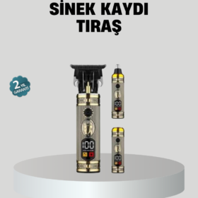 T Bıçaklı Profesyonel Saç ve Sakal Düzeltici – 8 Kılavuz Tarağı 2’si 1 Arada Burun ve Sakal Trimmer