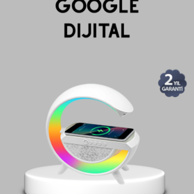 Kablosuz Şarjlı Bluetooth Hoparlör ve Gece Lambası – NFC FM Radyo RGB Işık