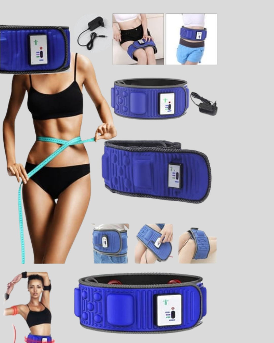 Motorlu Titreşimli Masaj Kemeri – 5 Hız Ayarı ve 2 Fonksiyonlu Çalışma Modu - Görsel 5