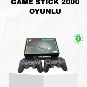 4K Destekli Kablosuz Retro Atari Oyun Konsolu – 20000 Oyun 2 Kolu