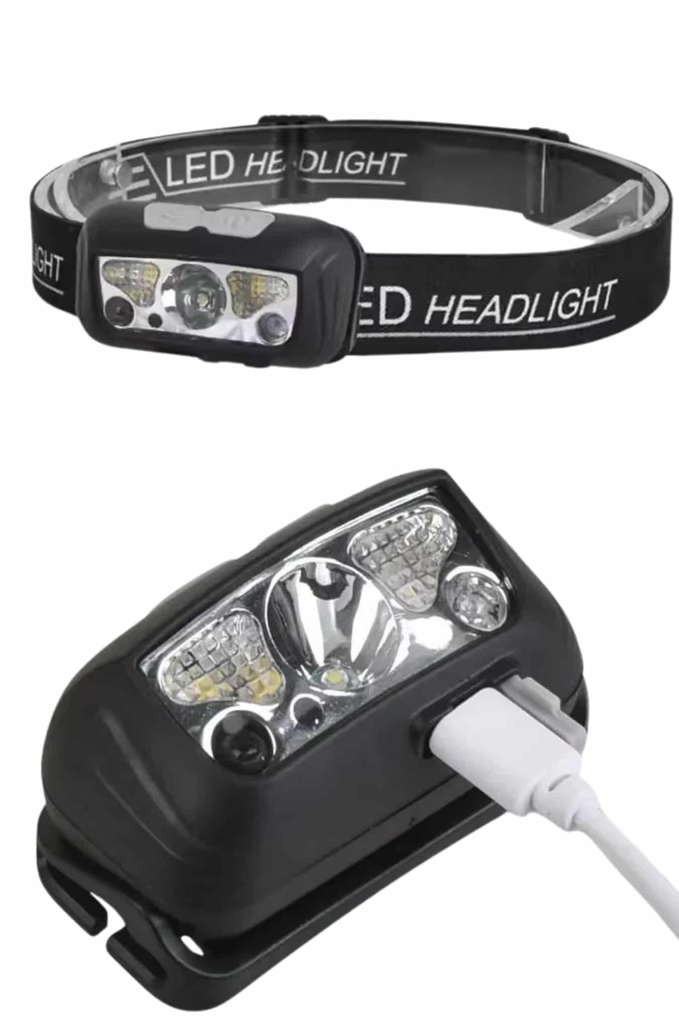 Ayarlanabilir Kafa Lambası Type-C Şarjlı Kompakt Kamp Lambası - Görsel 5