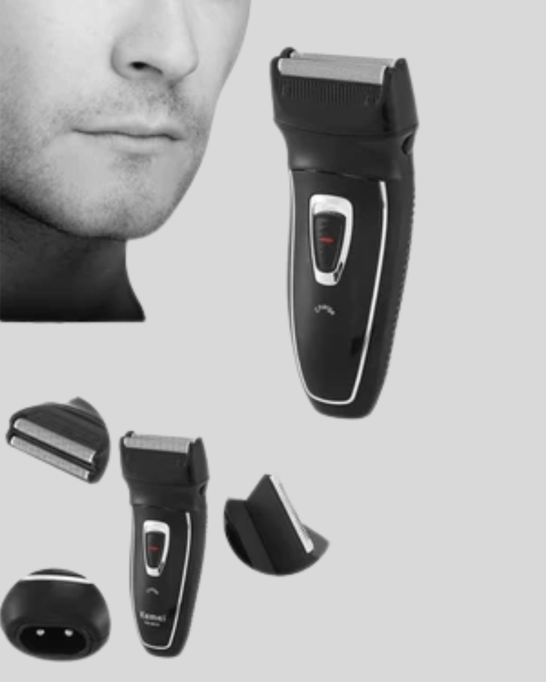 Uzun Pil Ömürlü Şarjlı Tıraş Makinesi – Hızlı Şarj Ergonomik Tasarım Çok Yönlü Kullanım - Görsel 4