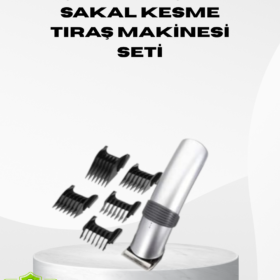 Kablosuz Profesyonel Tıraş Makinesi – Şarjlı 60 Dakika Kullanım Süreli Çelik Bıçaklı Sessiz Motor