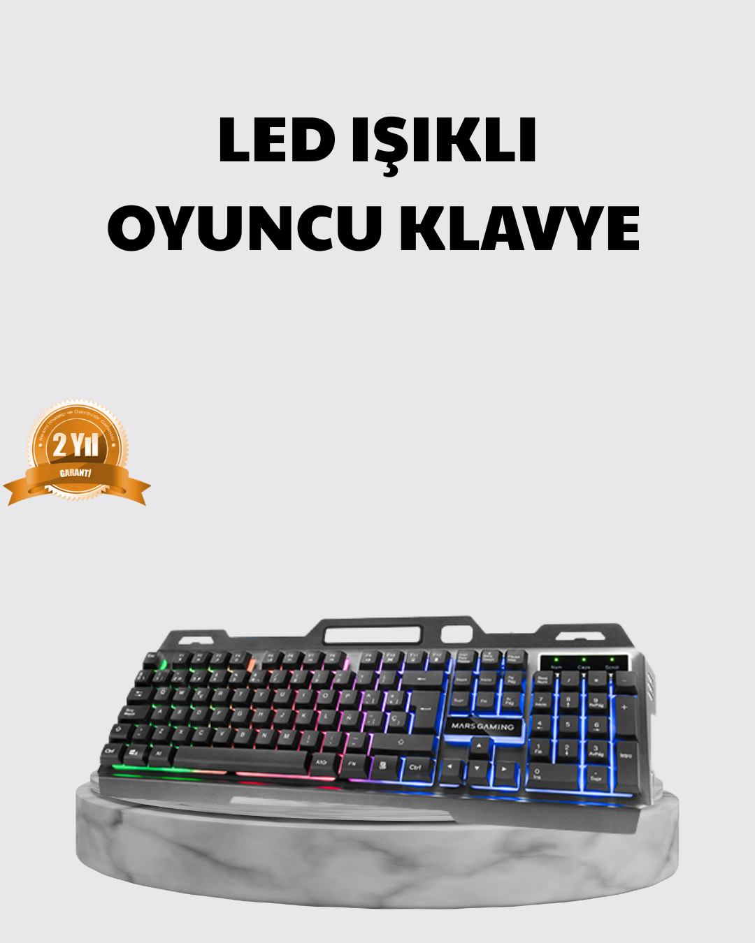 Profesyonel Oyuncu Klavye Mouse Seti – RGB Işıklı Türkçe Q DPI Ayarlı Dayanıklı Gövde