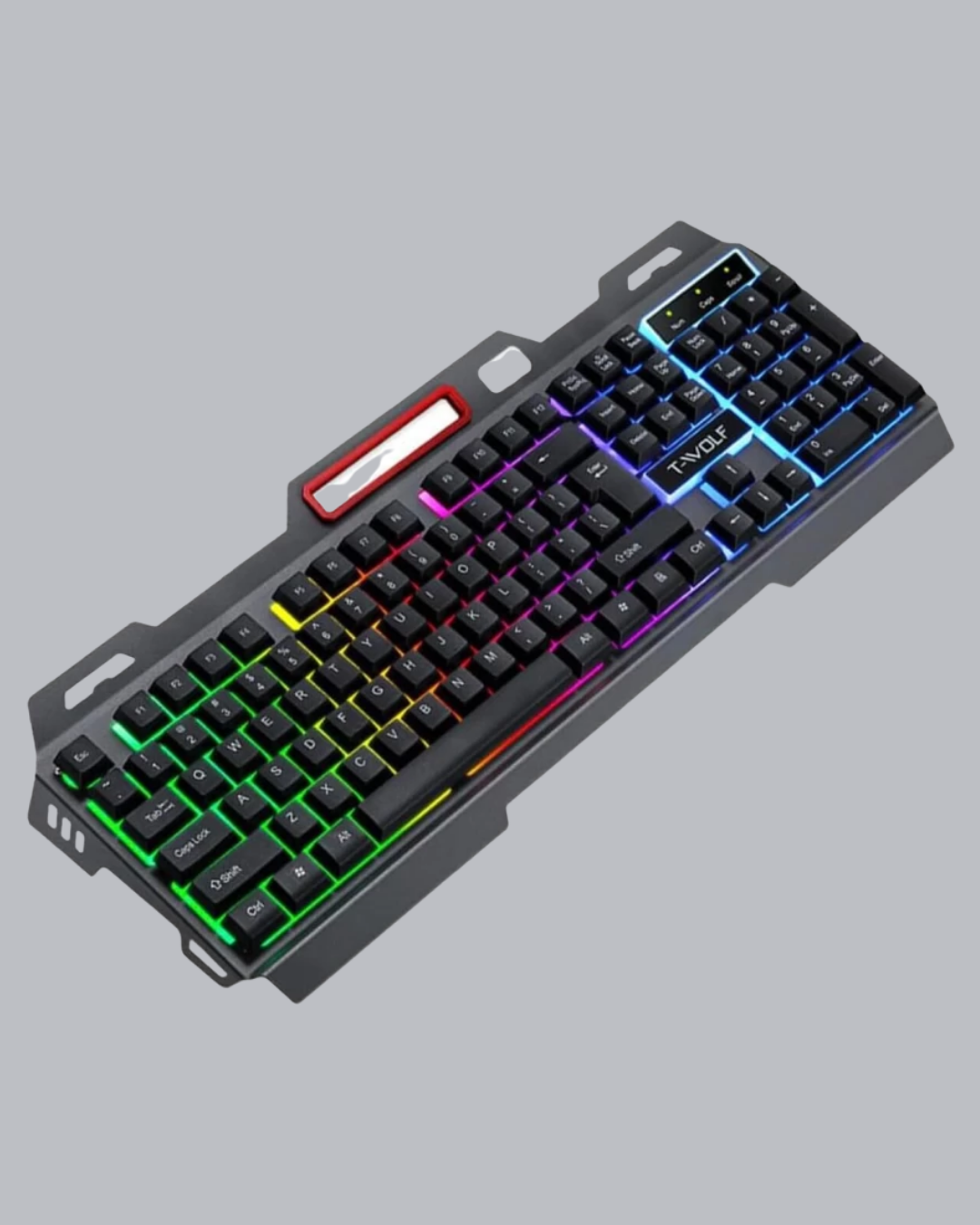 RGB Aydınlatmalı Klavye Mouse Seti – USB Bağlantılı Türkçe Q Ayarlanabilir DPI Ergonomik Yapı - Görsel 2