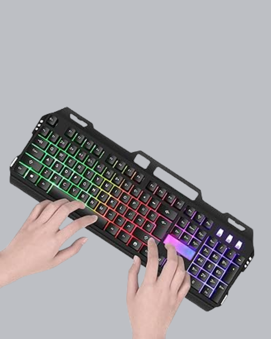 RGB Aydınlatmalı Klavye Mouse Seti – USB Bağlantılı Türkçe Q Ayarlanabilir DPI Ergonomik Yapı - Görsel 3