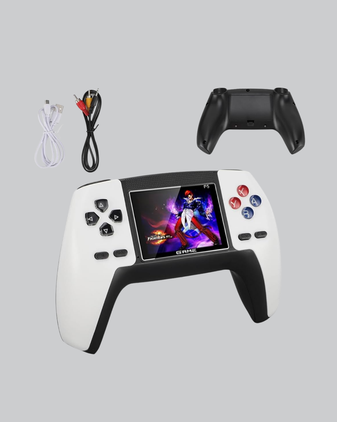 520 Klasik Oyunlu P5™ ControllerView Retro Konsol – Şarjlı AV Giriş Destekli Ergonomik Tasarım - Görsel 2