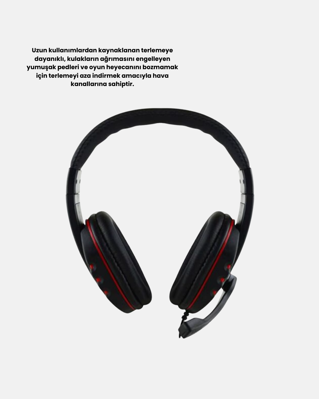 Stereo Ses Destekli Mikrofonlu Gaming Kulaklık – Yumuşak Pedli - Görsel 5
