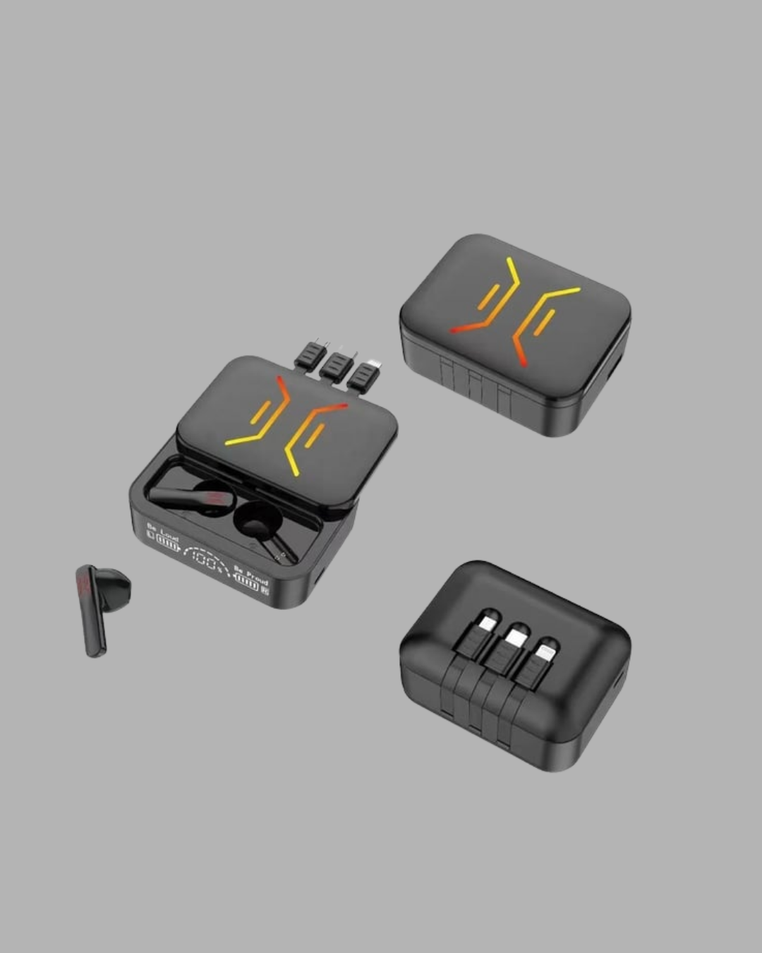 Bluetooth 5.3 Kulaklık – Kablolu & Kablosuz Kullanım 2000 mAh Powerbank 4 Saat Kesintisiz Müzik - Görsel 2