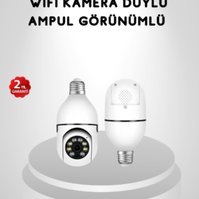 Akıllı Duylu 360° Güvenlik Kamerası – PTZ Özellikli Uzaktan Kontrollü Akıllı Kamera