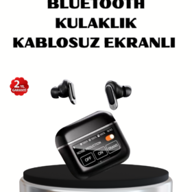 ANC Teknolojili Kablosuz Bluetooth Kulaklık – Dokunmatik Dijital Göstergeli Yüksek Ses Kalitesi