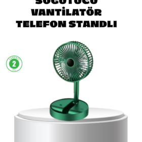 Katlanabilir Mini Fan – 3 Kademeli Soğutma Şarjlı