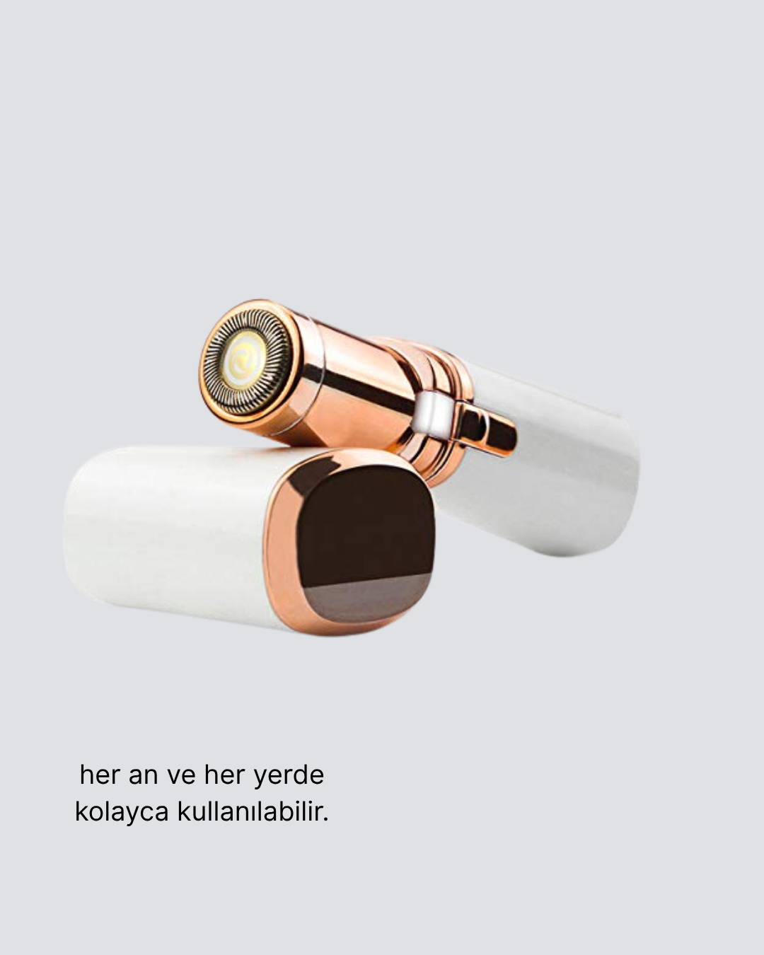 Hassas Ciltler İçin Yüz Epilatörü – Kaş ve Bıyık - Görsel 3