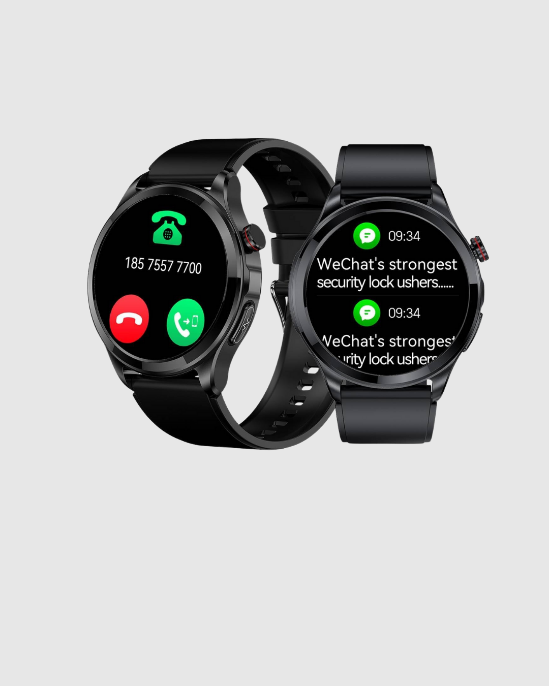 AMOLED Ekranlı Akıllı Saat – 3 Kordon Seçenekli Suya Dayanıklı Kalp Atış ve Uyku Takip Özellikli - Görsel 2