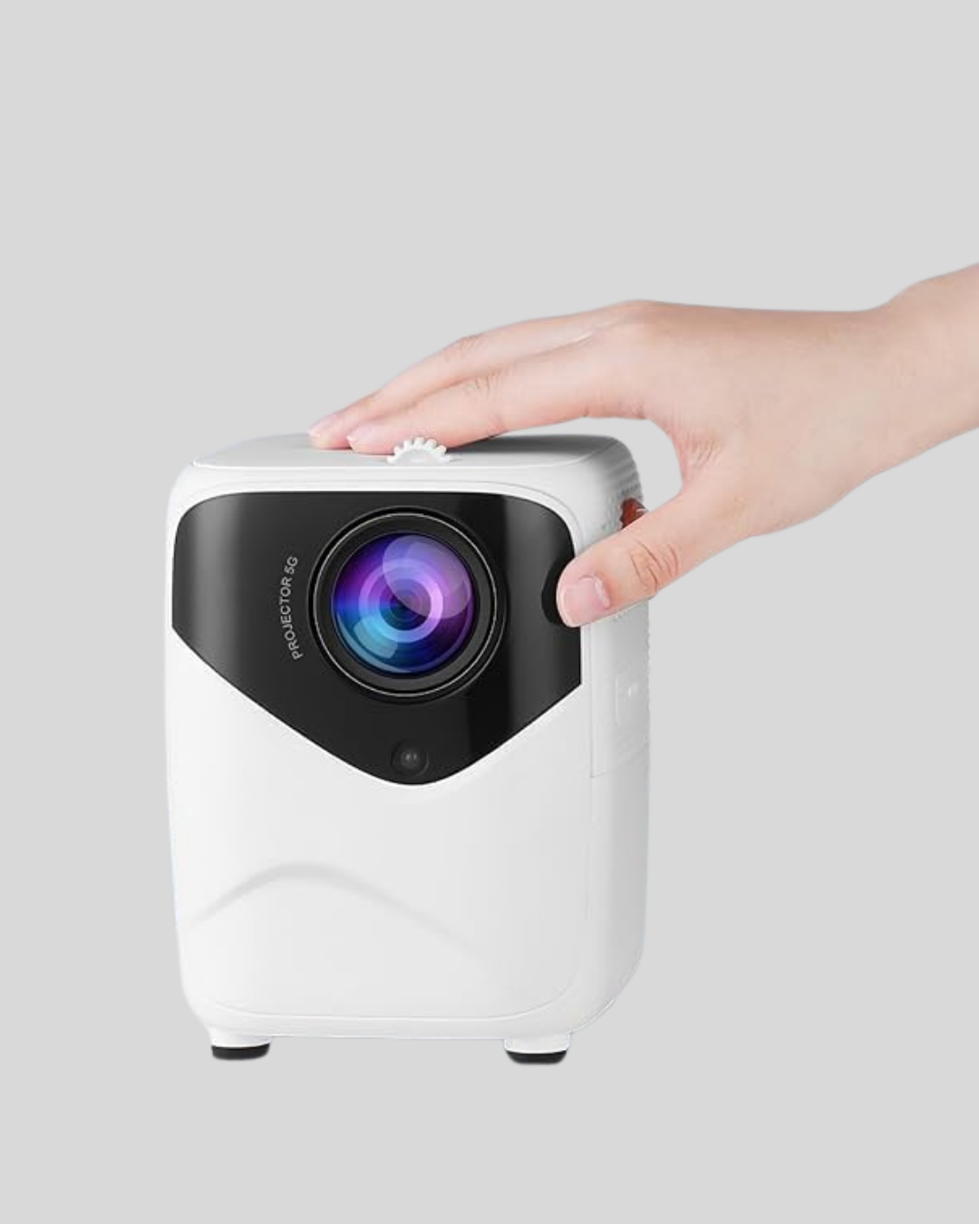 Mini Akıllı Projektör – 1080P Full HD 64GB Depolama 2GB RAM Uzaktan Kumanda Destekli - Görsel 5