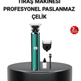 180 Dakika Kullanım Süreli Şarjlı Tıraş Makinesi – Hızlı Şarj USB Girişli Yüksek Kapasiteli