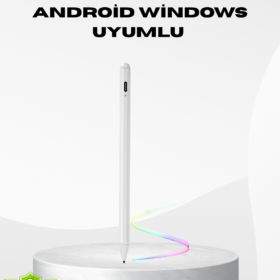 Type-C Şarjlı Dokunmatik Kalem – iPad iPhone ve Android Uyumlu Sessiz Çalışan