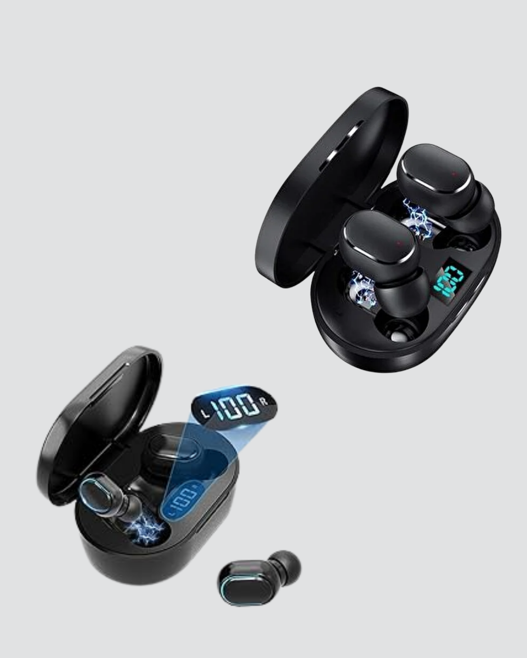 ANC Bluetooth Kulaklık – Suya ve Tere Dayanıklı Uzun Pil Ömürlü Mikrofonlu Kablosuz Kulaklık - Görsel 4