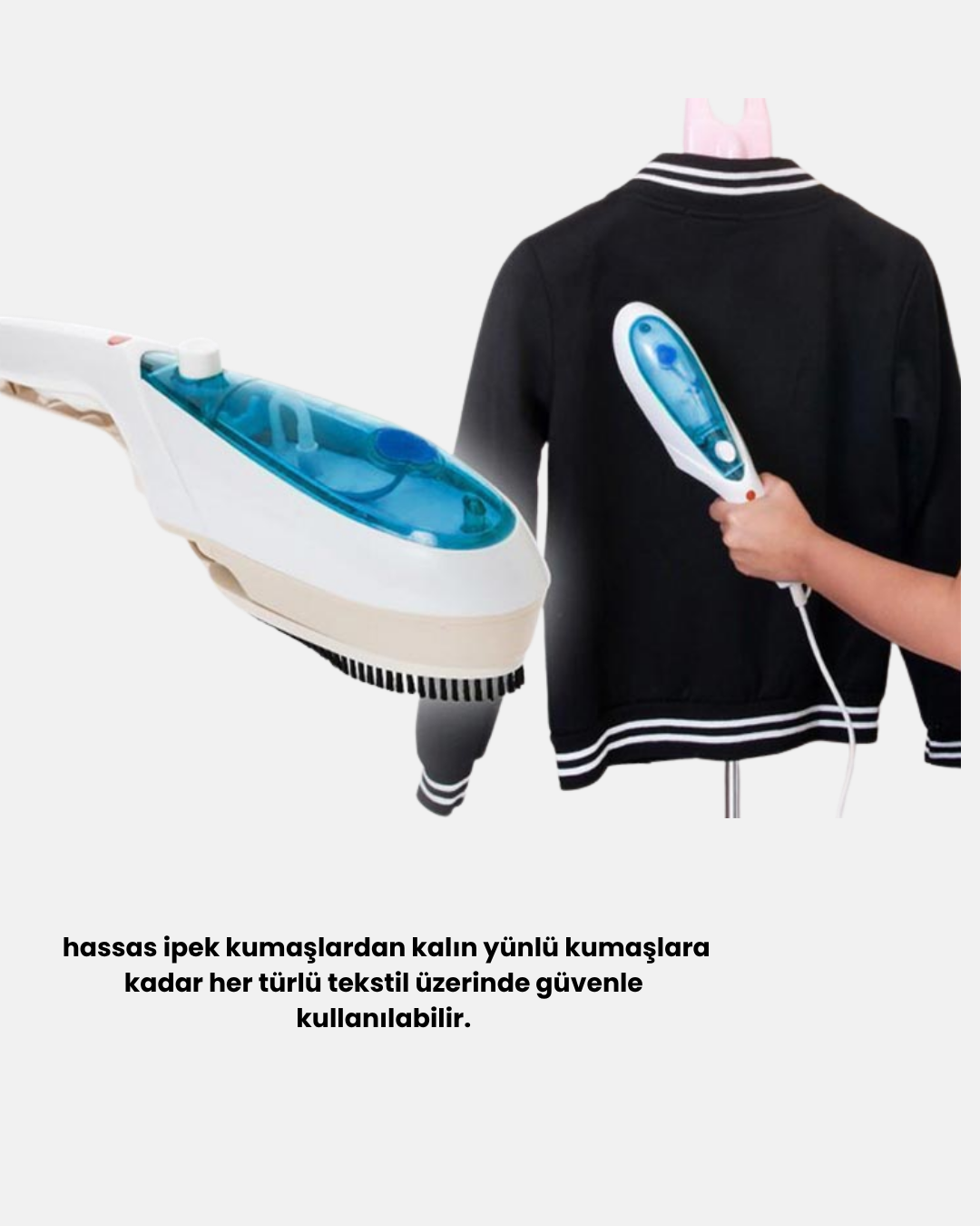 Buharlı El Ütüsü Hızlı Isınan Koku Giderici Taşınabilir - Görsel 3